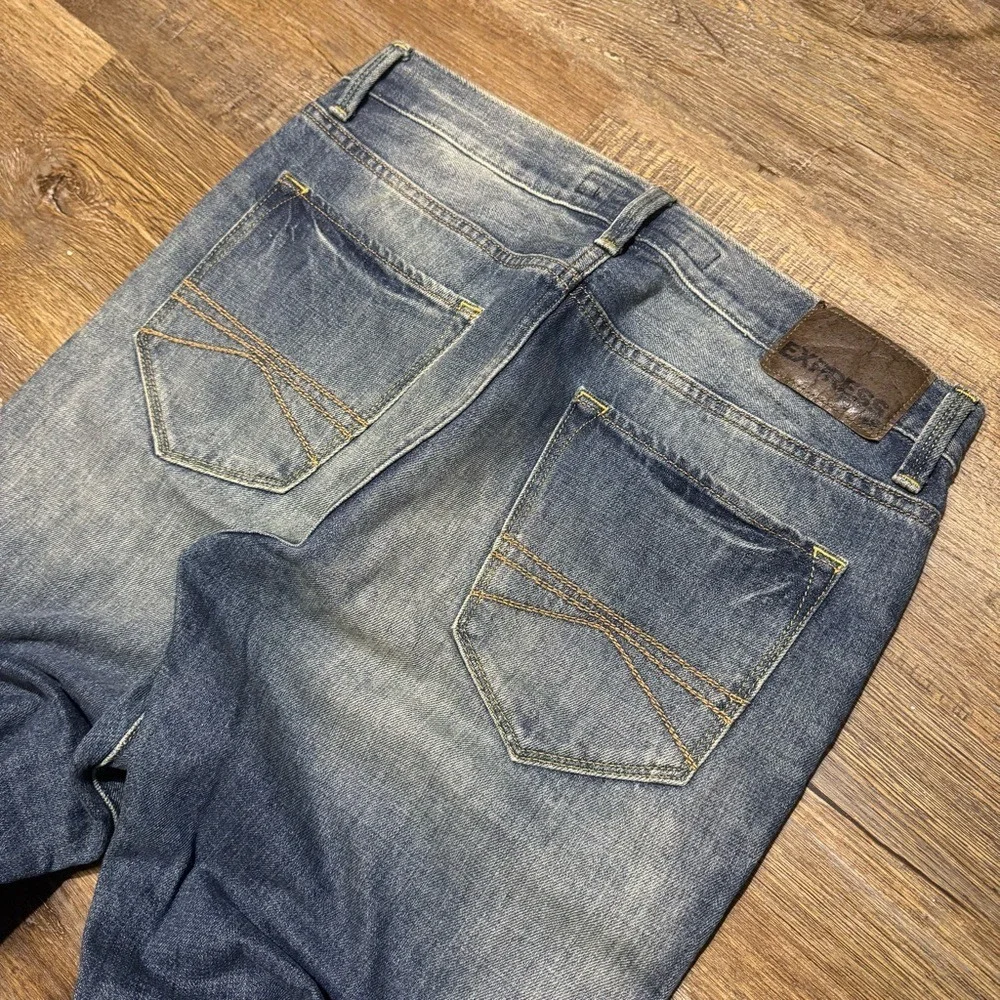 Beautiful Faded‎ Express Baggy Jeans
